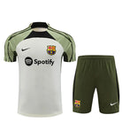 Barcelona Short Sleeve Training Suit For Men T-shirt/short Football DXB