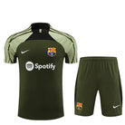 Barcelona Short Sleeve Training Suit For Men T-shirt/short Football DXB