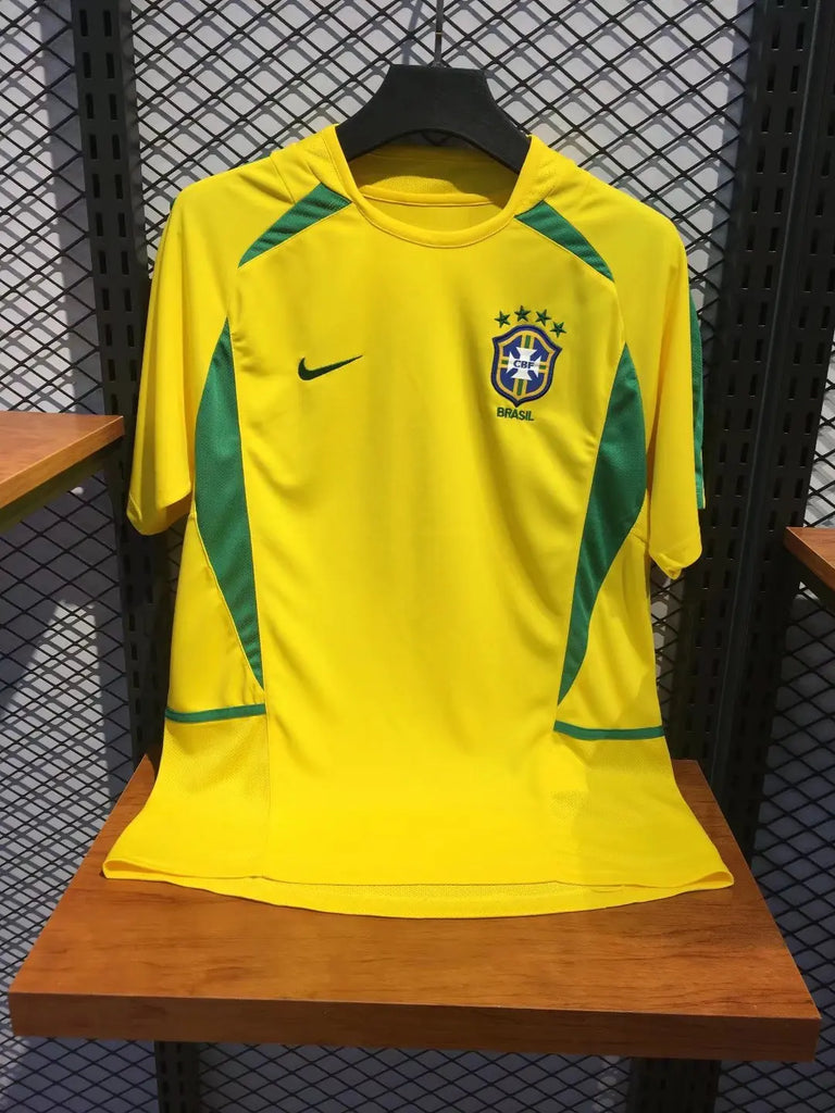 Brazil Home Jersey 2002 - Football DXB