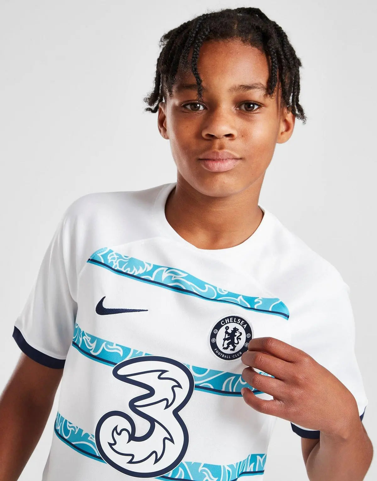 Chelsea FC 2022/23 Away Shirt Junior Full Set T-shirt & short - Football DXB