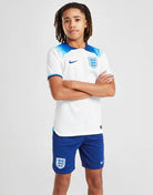 England 2022 Home Shirt Junior Full Set T-shirt & short - Football DXB