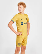 FC Barcelona 2022/23 Away Kit Junior Full Set T-shirt & short - Football DXB