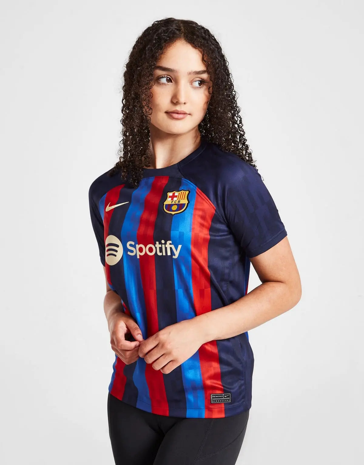 FC Barcelona 2022/23 HomeKit Junior Full Set T-shirt & short - Football DXB