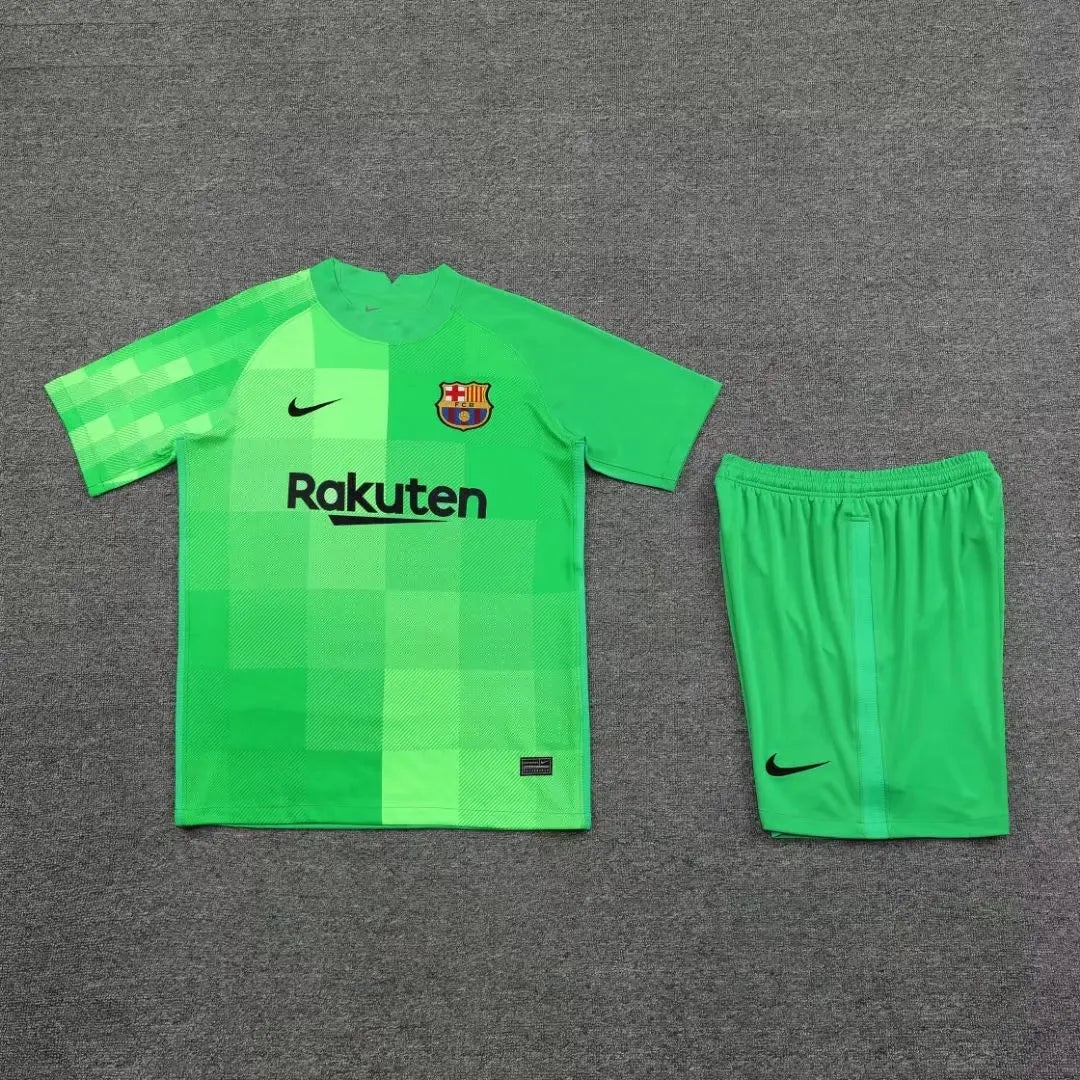 FC Barcelona Goalkeeper Short sleeves Full set - Football DXB