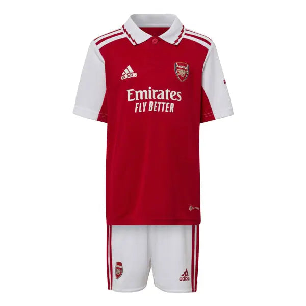 Kids Arsenal FC Home Replica Kit 22/23 Full set T-shirt & short - Football DXB