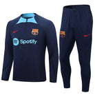 Kids Barcelona Training Tracksuit Football DXB