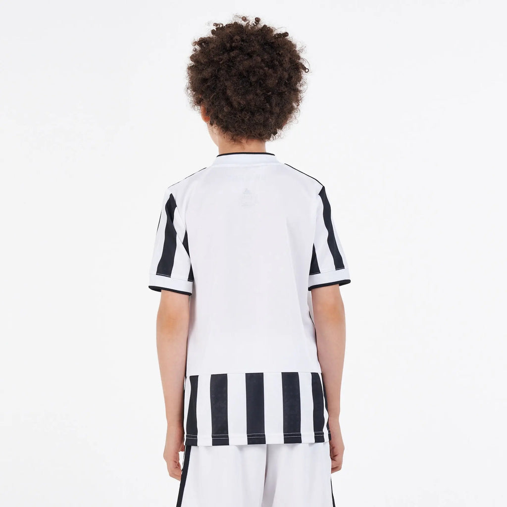 Kids Juventus FC Home Replica Kit 22/23 Full Set T-shirt & Short - Football DXB