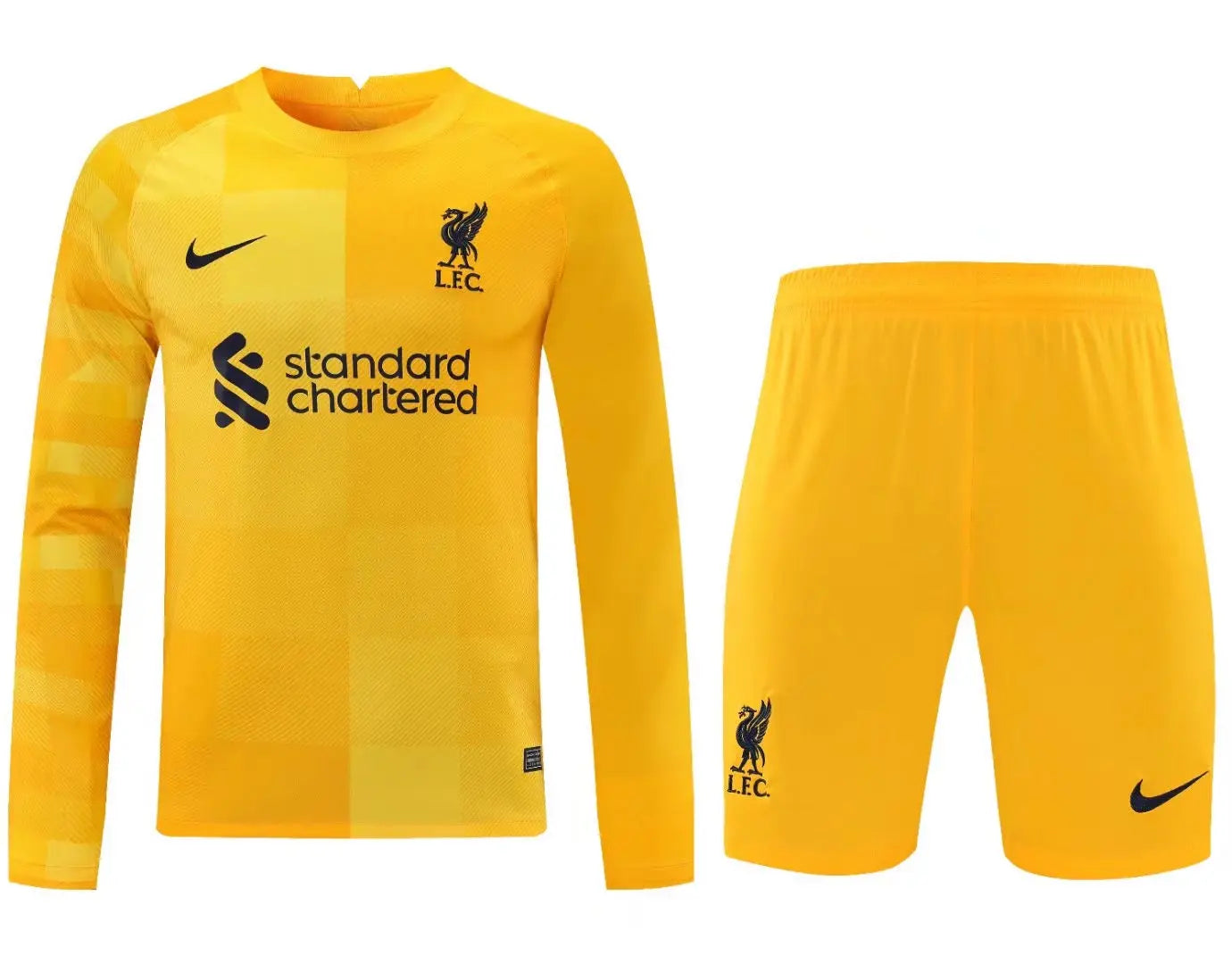 Liverpool Goalkeeper Long Sleeves Full Set - Football DXB