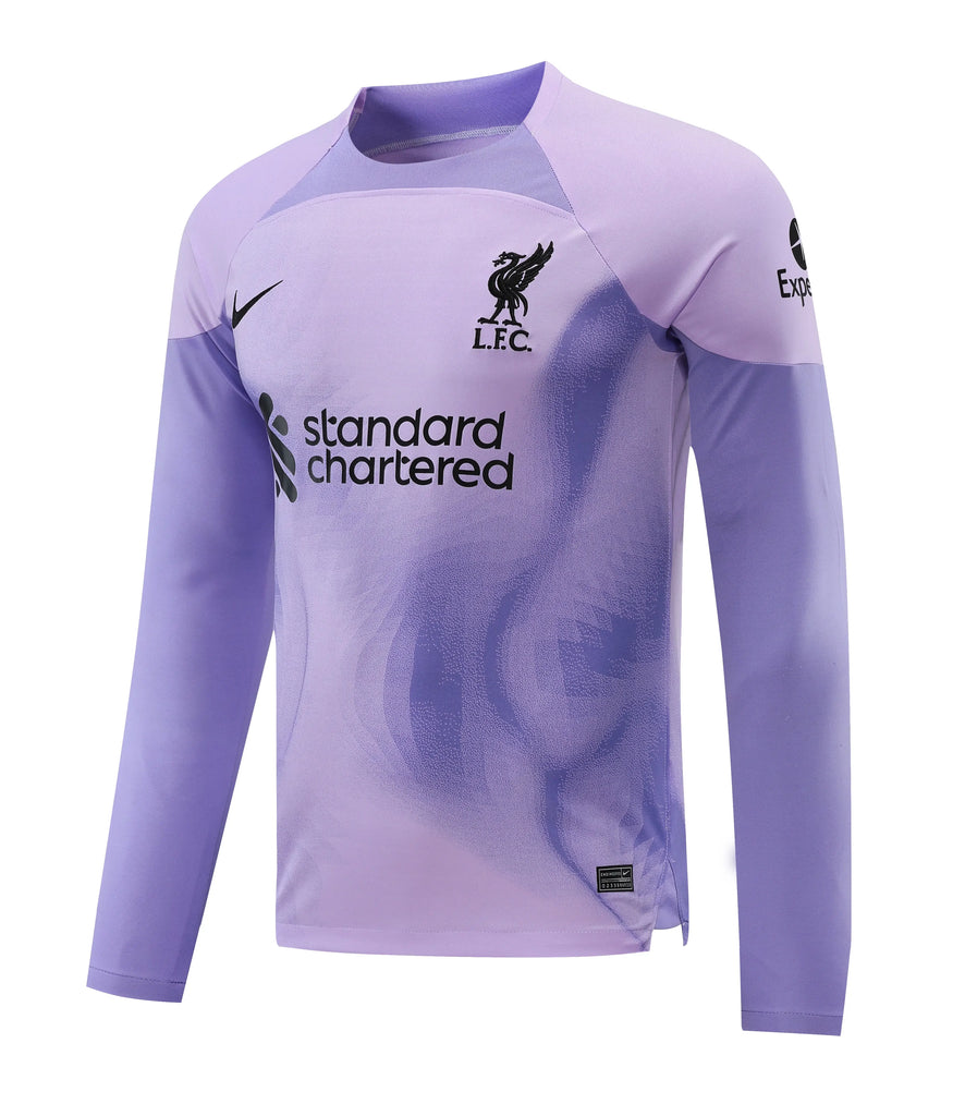 Liverpool Goalkeeper Long Sleeves Full Set - Football DXB