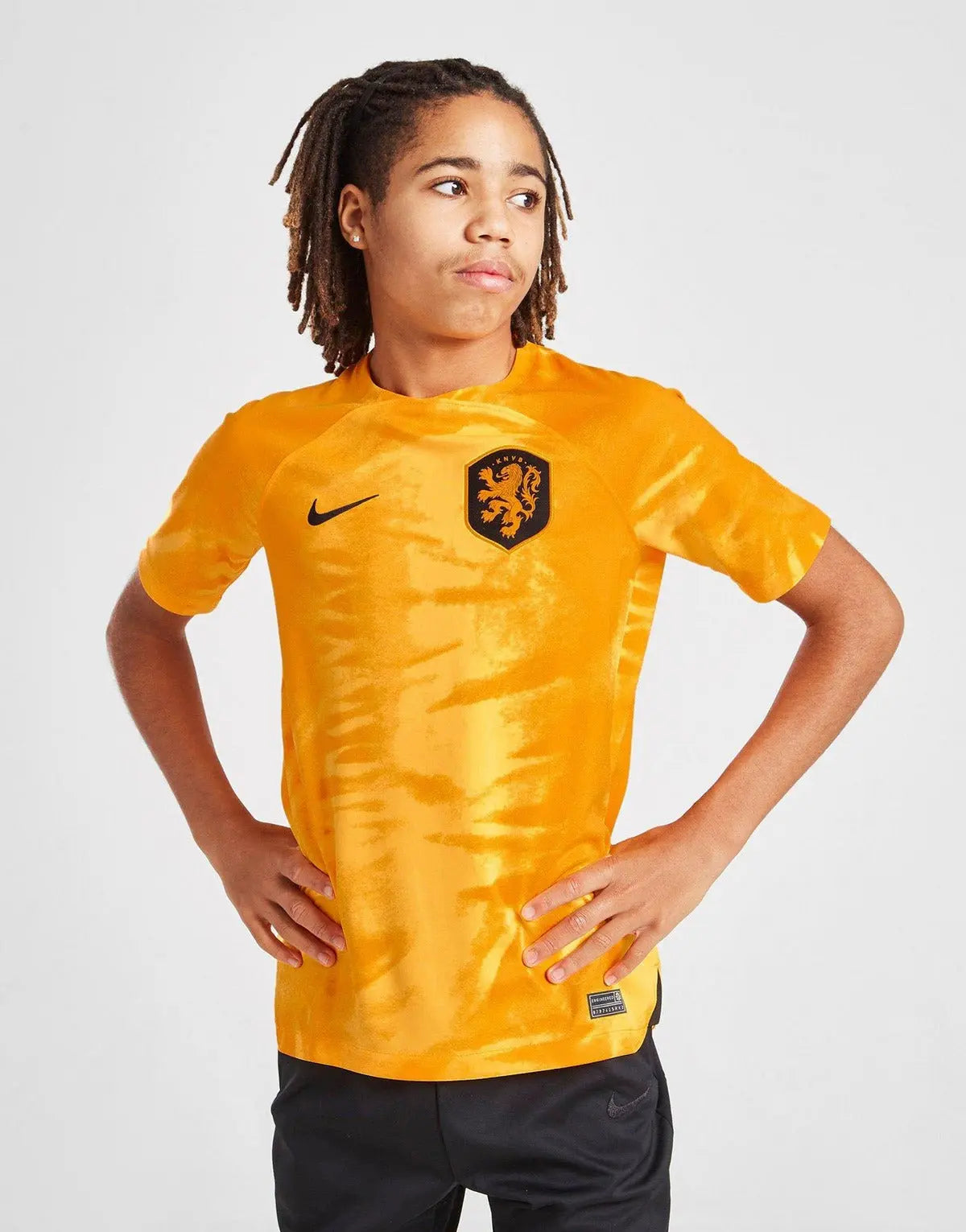 Netherlands 2022 Home Kit Junior Full Set T-shirt & short - Football DXB