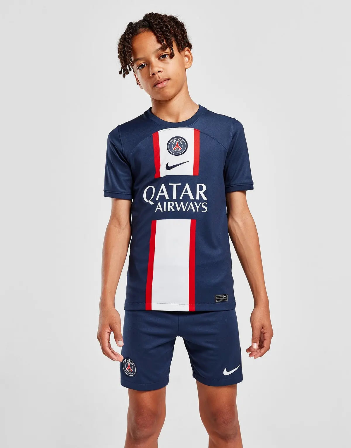 Nike Paris Saint Germain 2022/23 Home  Full set T-Shirt& short  Junior - Football DXB