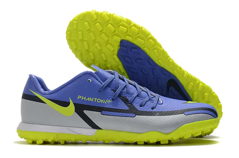 Nike Phantom GT2 Academy TF Blue and Yellow - Football DXB