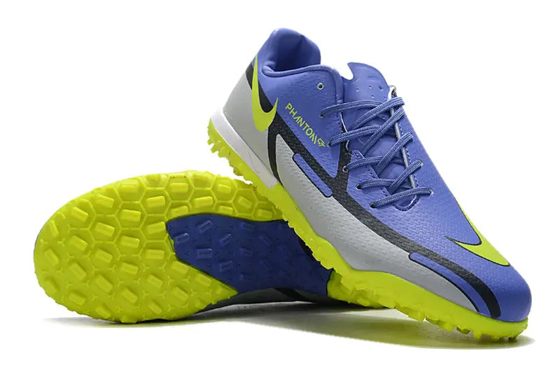 Nike Phantom GT2 Academy TF Blue and Yellow - Football DXB