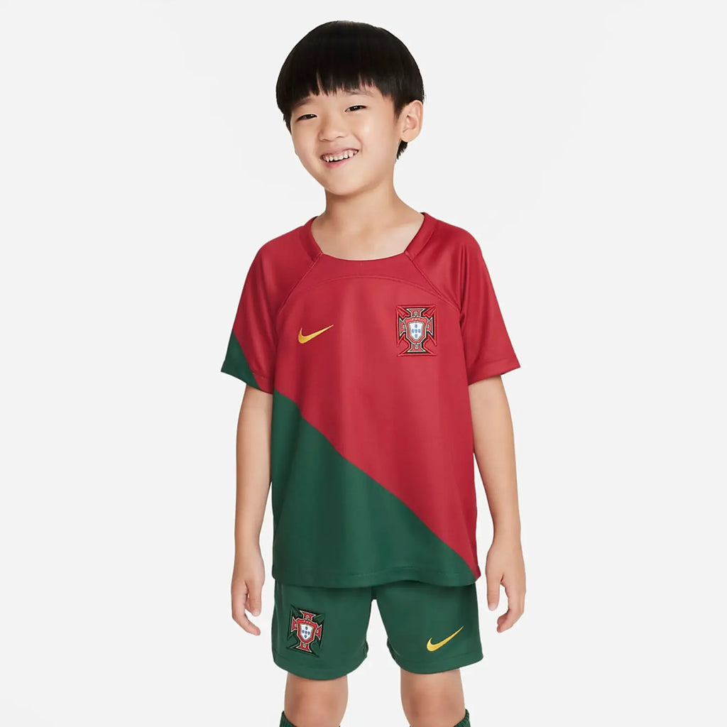 Portugal 2022/23 Stadium Home kit full set T-shirt & Short - Football DXB