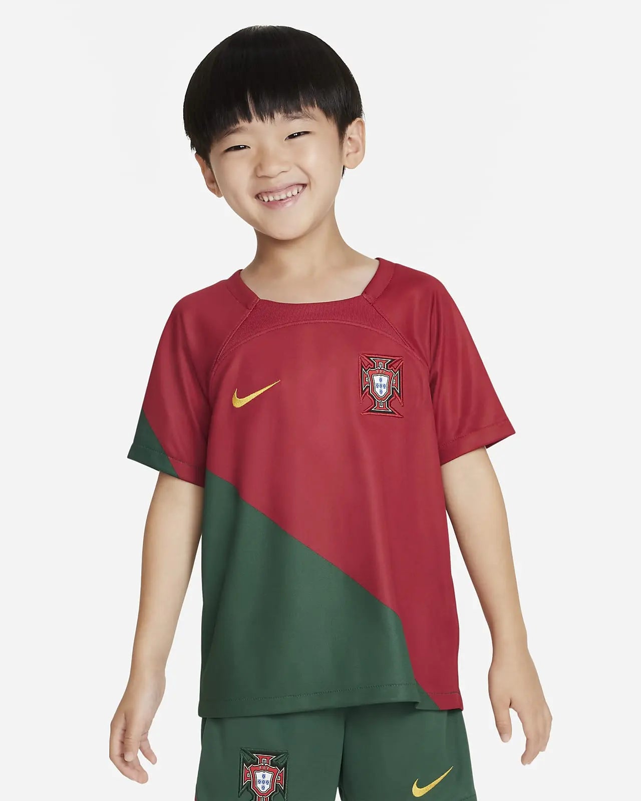 Portugal 2022/23 Stadium Home kit full set T-shirt & Short - Football DXB