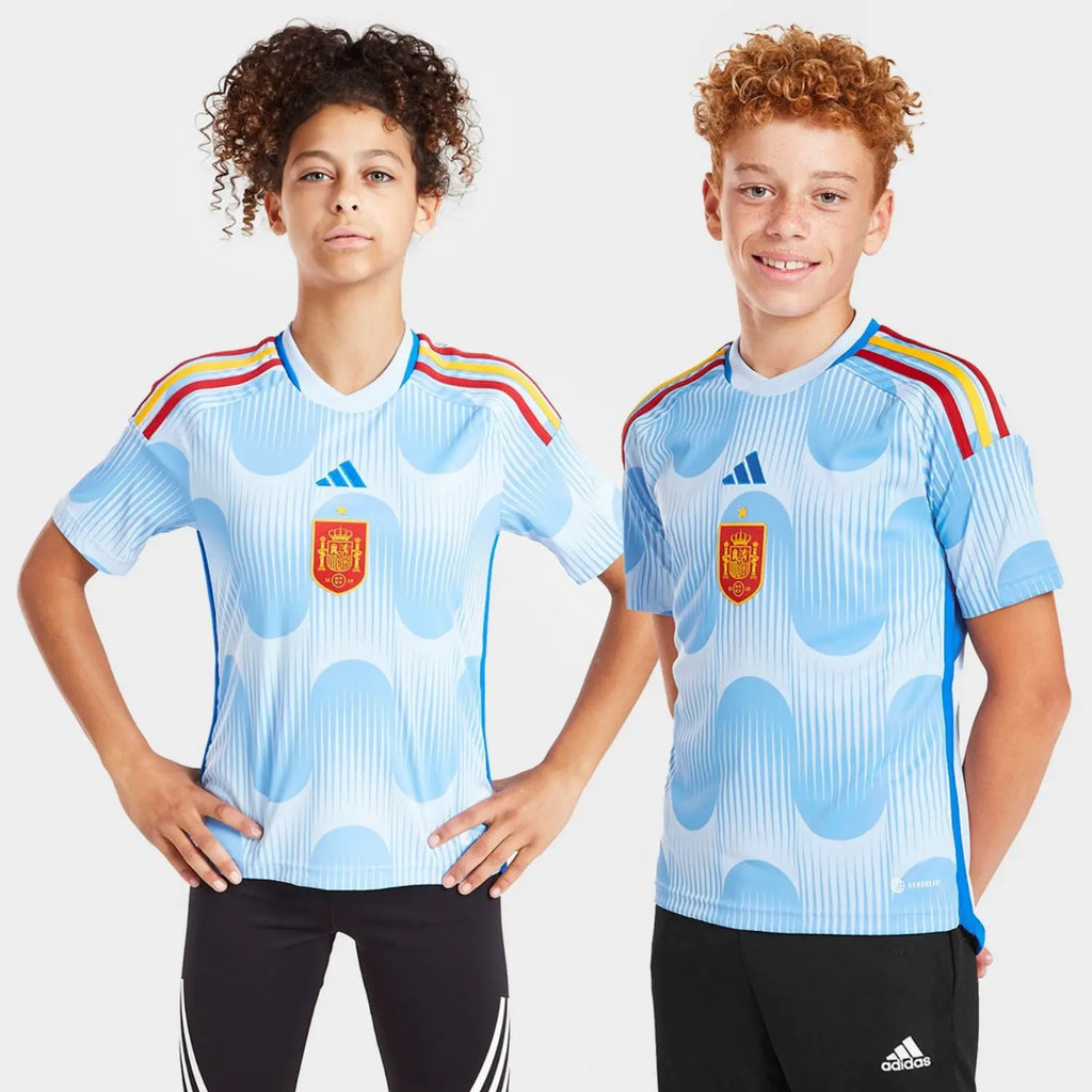 Spain 2022 Away Shirt Junior - Football DXB