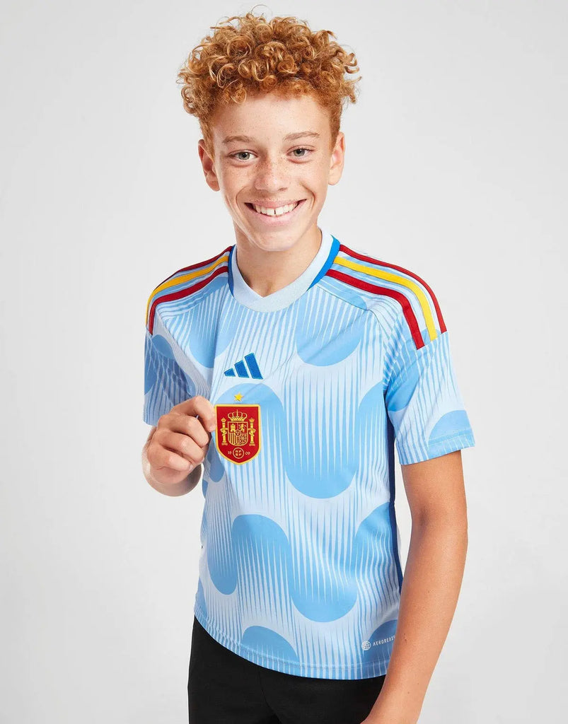 Spain 2022 Away Shirt Junior - Football DXB